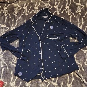 💀Victoria's Secret Midnight Star Pajama Top